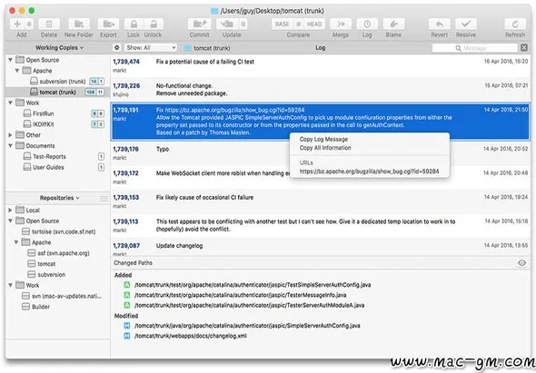 Xversion v1.3.8 版本管理器 Mac版 For Mac 英文版