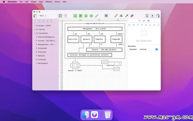 Monodraw ASCII v1.7.1 图形创作软件 Mac版 For Mac 文本编辑 图像工具 英文版