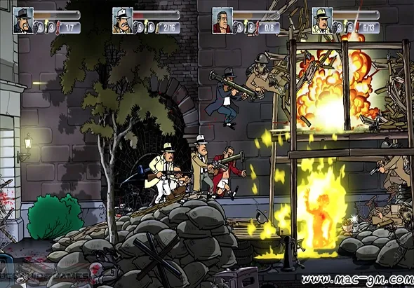 枪,血,意大利黑手党 Guns, Gore and Cannoli Mac版 For Mac 动作 英文版