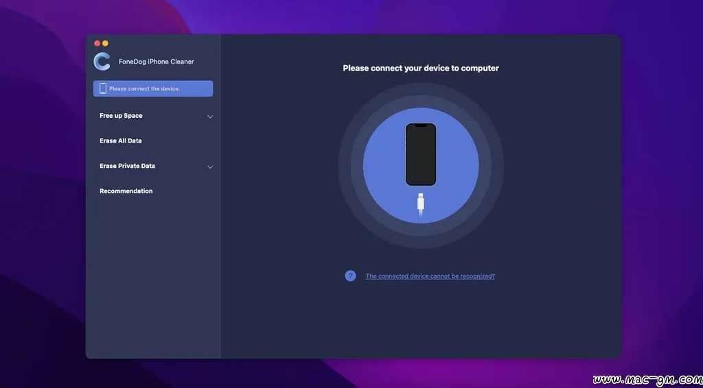 FoneDog iPhone ios v1.0.18 系统清理工具 Mac版 For Mac 安全工具 中文版