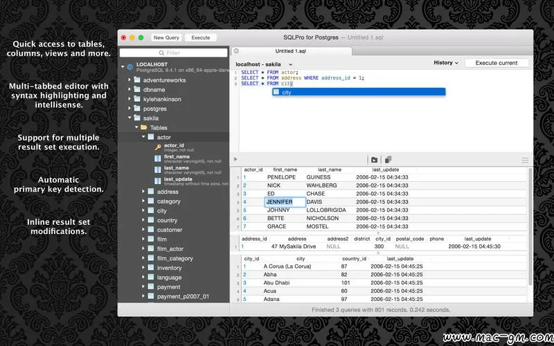 SQLPro for Postgres PostgresSQL v2022.70 数据库客户端 Mac版 For Mac 数据库工具 英文版