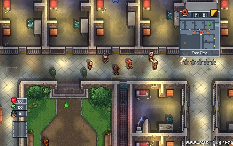 脱逃者2 The Escapists 2 v5.5.4p4 Mac版 For Mac 模拟经营 中文版