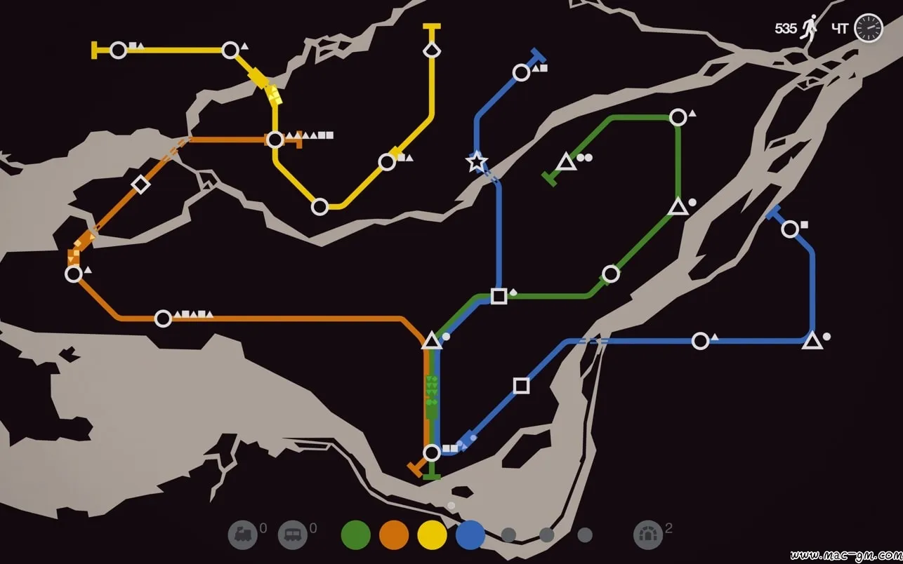 迷你地铁 Mini Metro v2.52.0 Mac版 For Mac 策略 建造 中文版