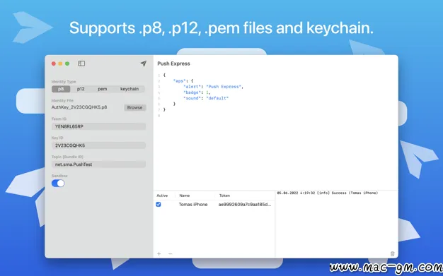 Push Express v1.2 密钥管理器 Mac版 For Mac 智能自动化 英文版