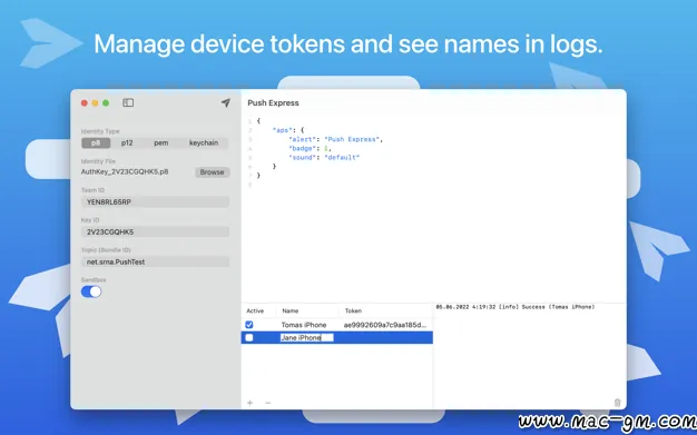 Push Express v1.2 密钥管理器 Mac版 For Mac 智能自动化 英文版