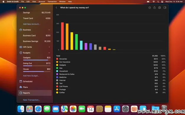 Debit & Credit Premium v7.9.0 个人理财应用 Mac版 For Mac 中文版