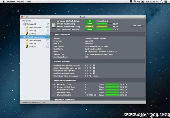 DriveDx v1.12.1 硬盘检测工具 Mac版 For Mac 音频工具 图片处理 英文版