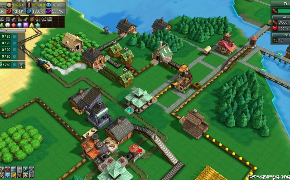 工业小镇 Factory Town v2.5a Mac版 For Mac 物流分拣模拟 英文版
