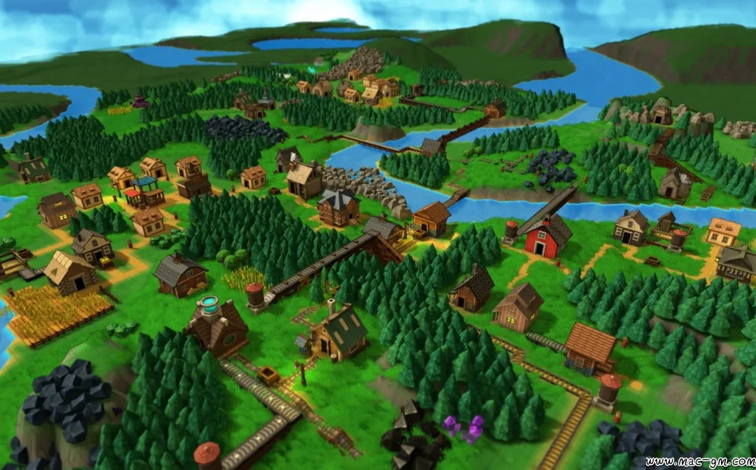 工业小镇 Factory Town v2.5a Mac版 For Mac 物流分拣模拟 英文版