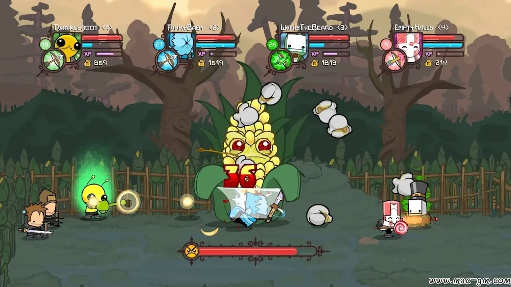 城堡破坏者 城堡毁灭者 Castle Crashers v3.3 Mac版 For Mac 街机动作 中文版