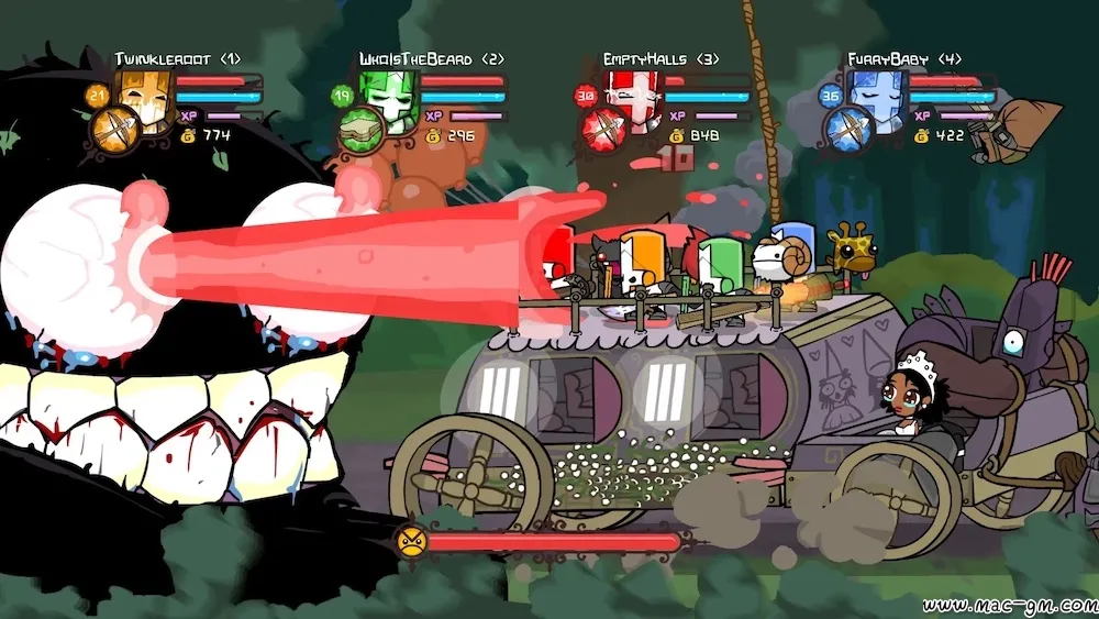 城堡破坏者 城堡毁灭者 Castle Crashers v3.3 Mac版 For Mac 街机动作 中文版