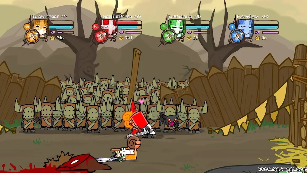 城堡破坏者 城堡毁灭者 Castle Crashers v3.3 Mac版 For Mac 街机动作 中文版