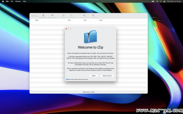 iZip v4.9 压缩解压工具 Mac版 For Mac 英文版