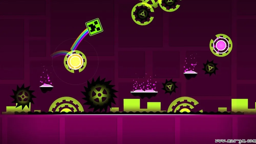 几何冲刺 Geometry Dash v2.2081 Mac版 For Mac 平台跳跃 音乐节奏 英文版