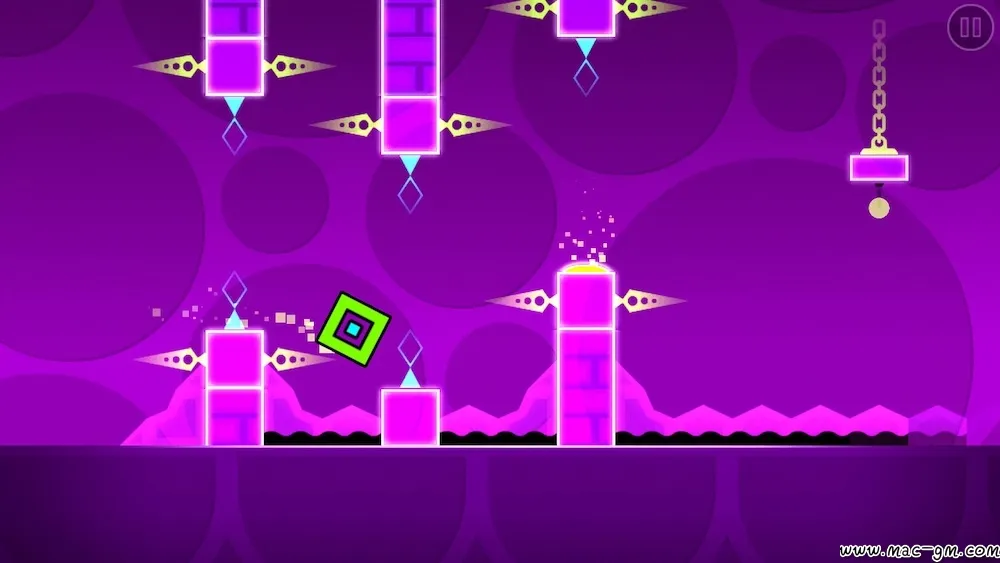 几何冲刺 Geometry Dash v2.2081 Mac版 For Mac 平台跳跃 音乐节奏 英文版