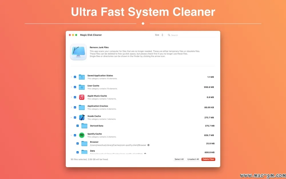 Magic Disk Cleaner v6.0.0 磁盘垃圾清理工具 Mac版 For Mac 文件管理 英文版
