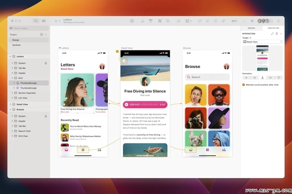 Sketch v2026.3.1 矢量绘图 Mac版 For Mac 浏览器工具 中文版