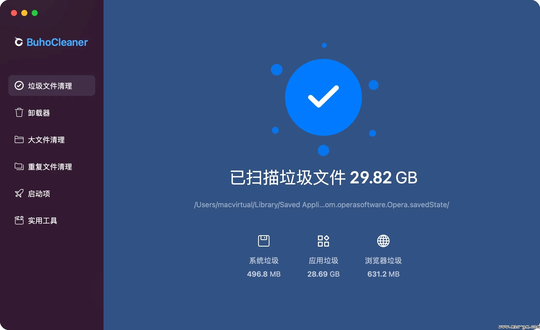 BuhoCleaner v1.17.0 系统清理工具 Mac版 For Mac 系统优化 文件管理 浏览器工具 中文版