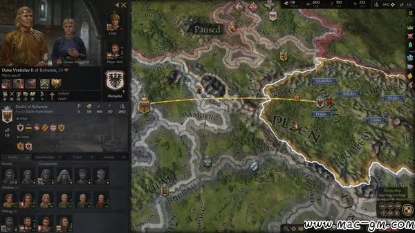 十字军之王3 Crusader Kings III v1.20.0.4 Mac版 For Mac 奇幻策略 中文版