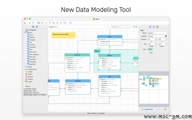 Navicat for MySQL v17.1.9 数据库管理工具 Mac版 For Mac 数据库工具 中文版