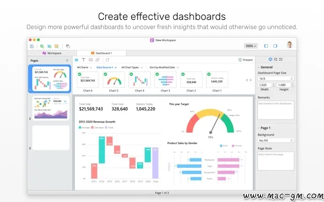 Navicat Charts Creator Navicat v1.2.17 图表创建工具 Mac版 For Mac 图像工具 数据库工具 中文版