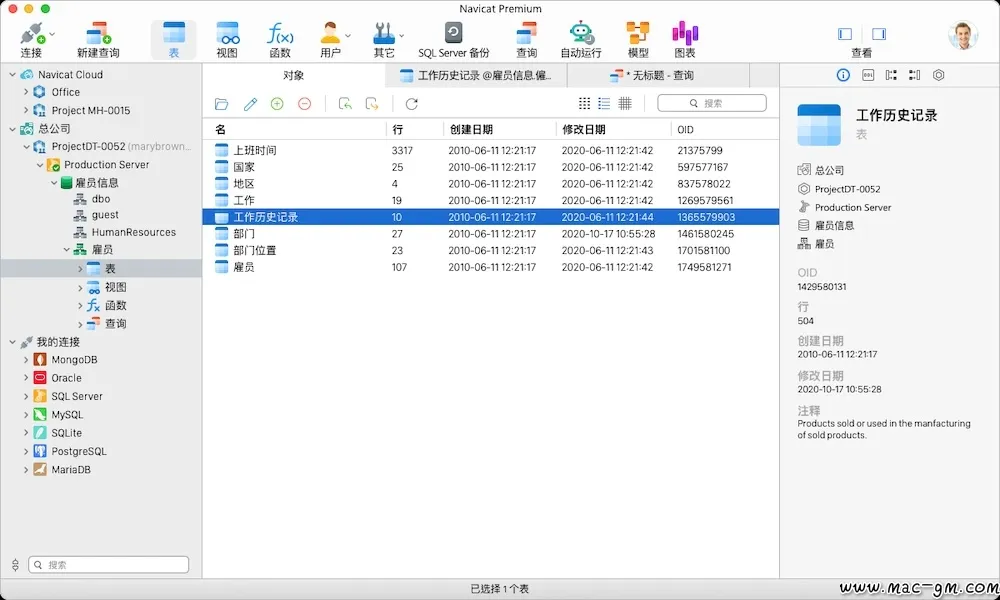 Navicat Premium v17.3.12 数据库开发工具 Mac版 For Mac 数据库工具 中文版