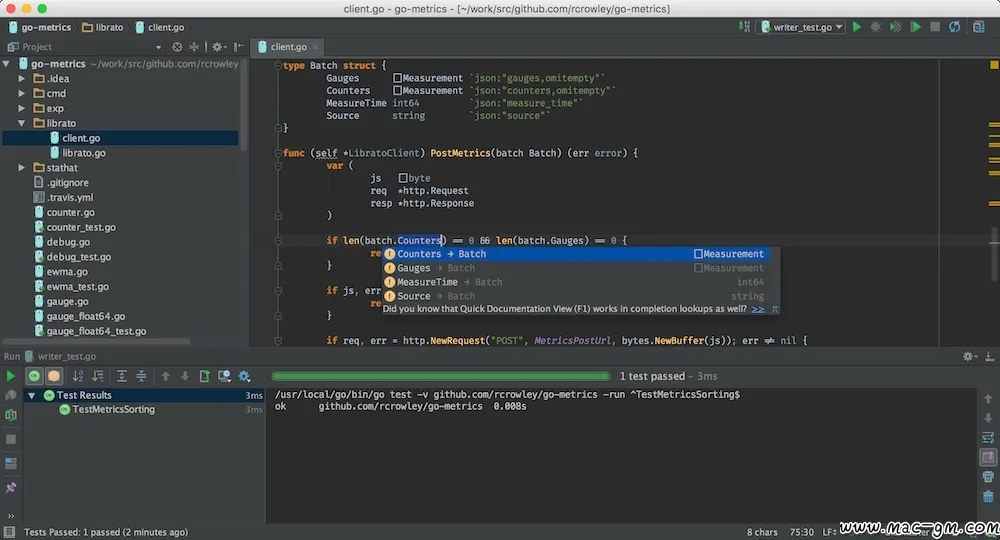 JetBrains GoLand Go v2026.2.3 语言开发工具 Mac版 For Mac 智能自动化 浏览器工具 文本编辑 中文版