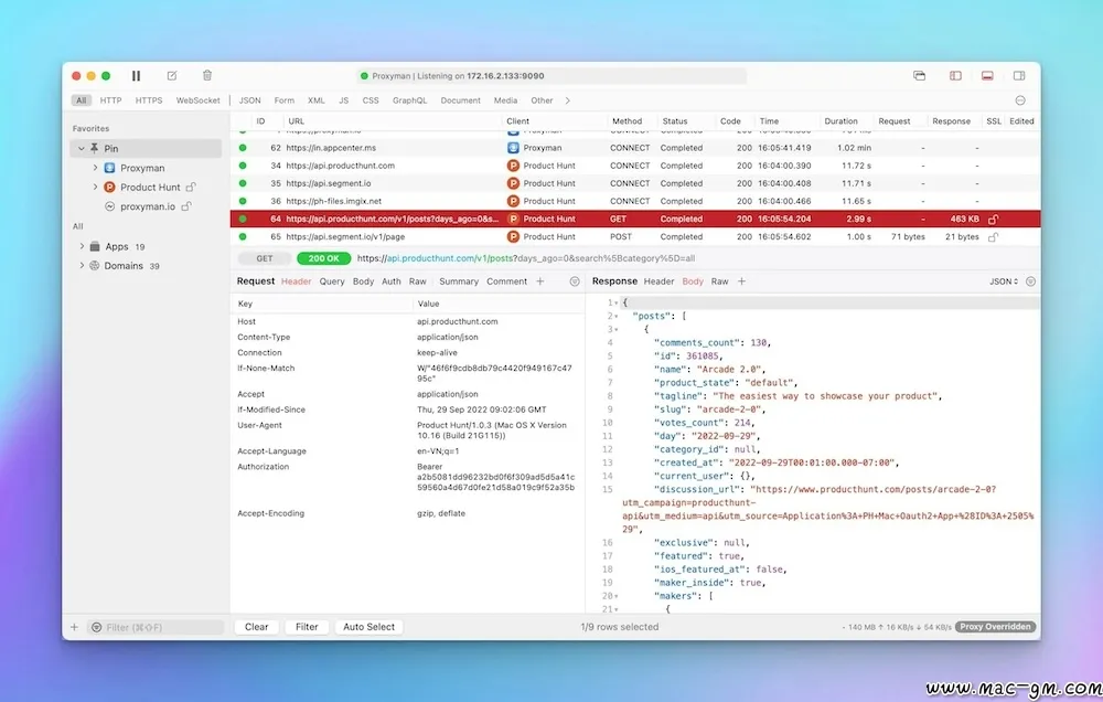 Proxyman v26.1.0 调试工具 Mac版 For Mac 效率工具 英文版