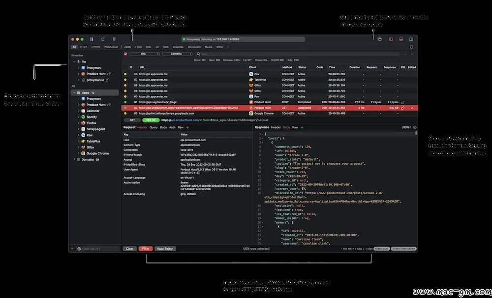 Proxyman v26.1.0 调试工具 Mac版 For Mac 效率工具 英文版