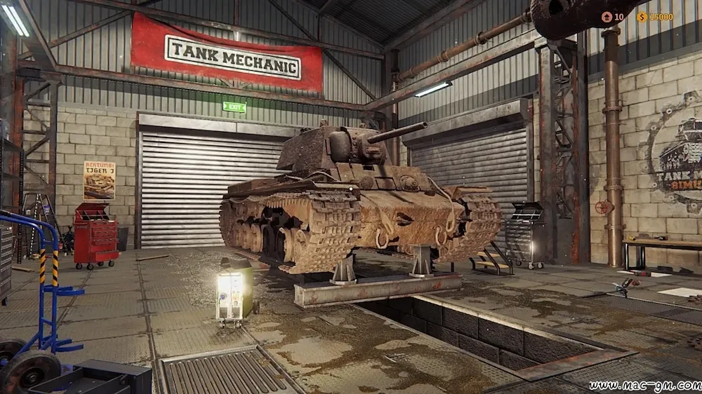 坦克维修模拟器 Tank Mechanic Simulator v1.6.3 Mac版 For Mac 动作 中文版