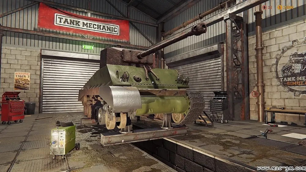 坦克维修模拟器 Tank Mechanic Simulator v1.6.3 Mac版 For Mac 动作 中文版