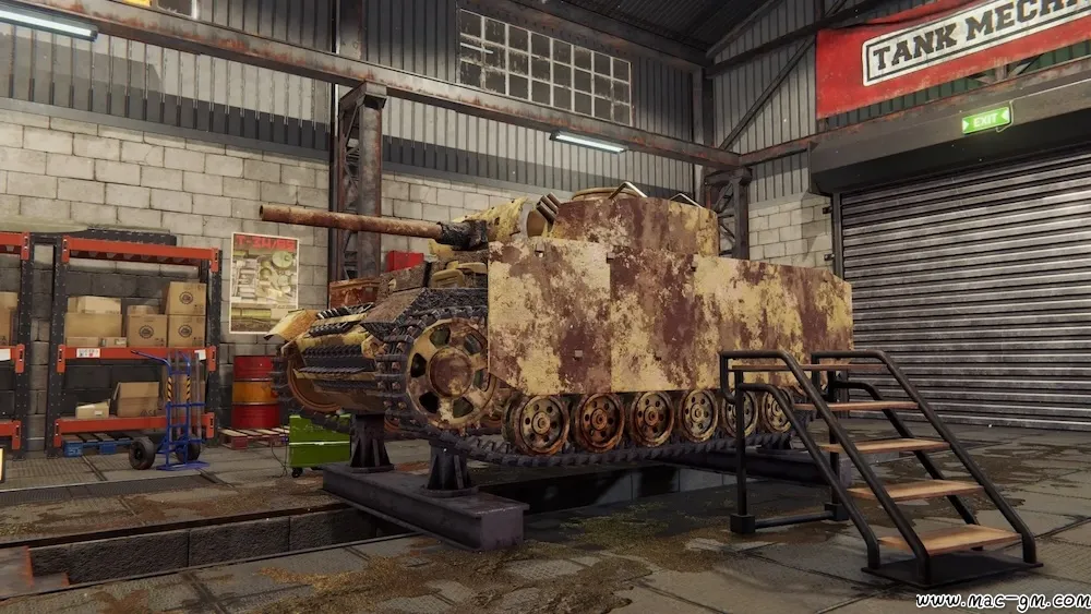 坦克维修模拟器 Tank Mechanic Simulator v1.6.3 Mac版 For Mac 动作 中文版