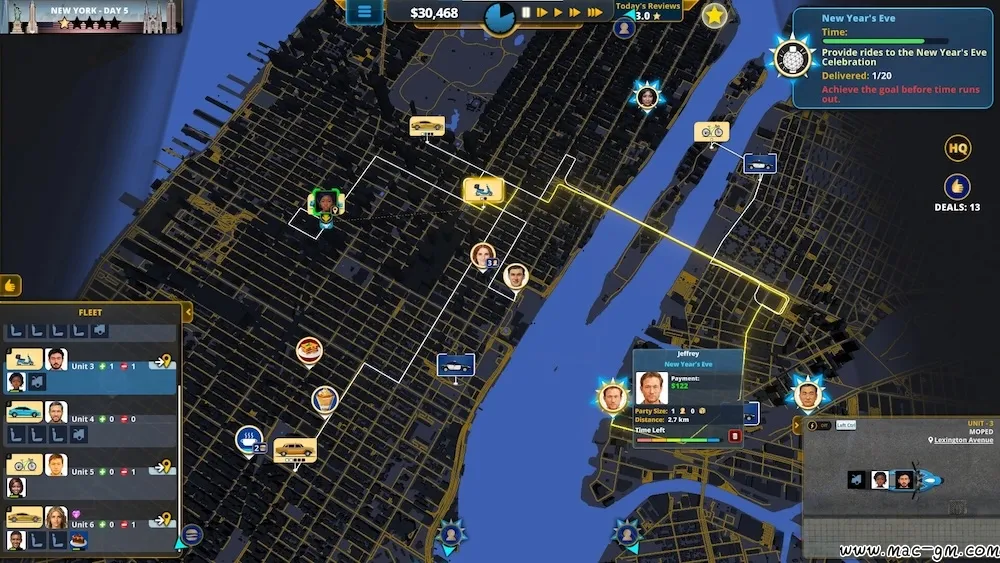 传送公司 Delivery INC v1.8.6 Mac版 For Mac 模拟经营 中文版