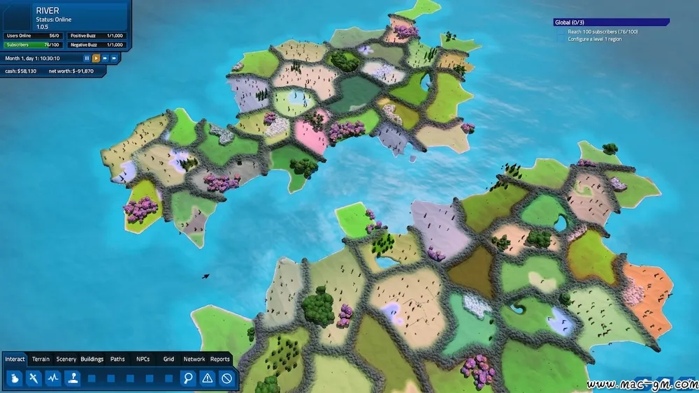 MMORPG大亨2 MMORPG Tycoon 2 v0.30.7.gdae20ea Mac版 For Mac 模拟经营 中文版