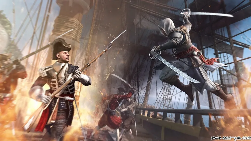 刺客信条4:黑旗 Assassin’s Creed IV Black Flag v1.08 Mac版 For Mac 动作