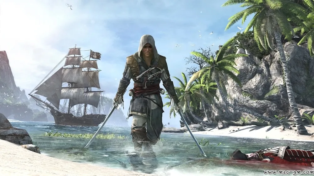 刺客信条4:黑旗 Assassin’s Creed IV Black Flag v1.08 Mac版 For Mac 动作