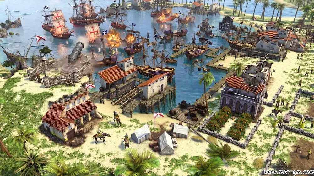 帝国时代III:决定版 Age of Empires III Definitive Edition v100.15.30007 Mac版 For Mac