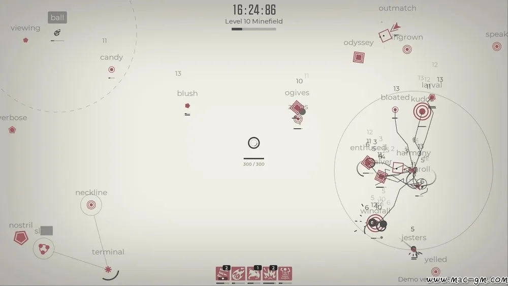 Glyphica：打字生存 Glyphica: Typing Survival v2026.08.21 Mac版 For Mac Roguelike 英文版