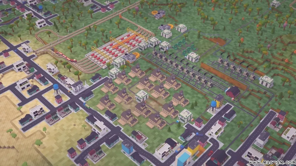体素大亨 Voxel Tycoon v0.89.0.26 Mac版 For Mac 模拟经营 中文版
