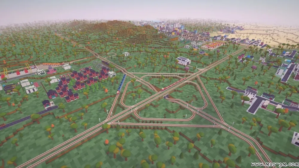 体素大亨 Voxel Tycoon v0.89.0.26 Mac版 For Mac 模拟经营 中文版