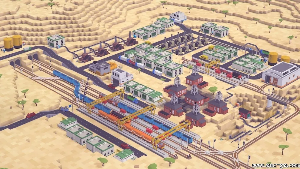 体素大亨 Voxel Tycoon v0.89.0.26 Mac版 For Mac 模拟经营 中文版