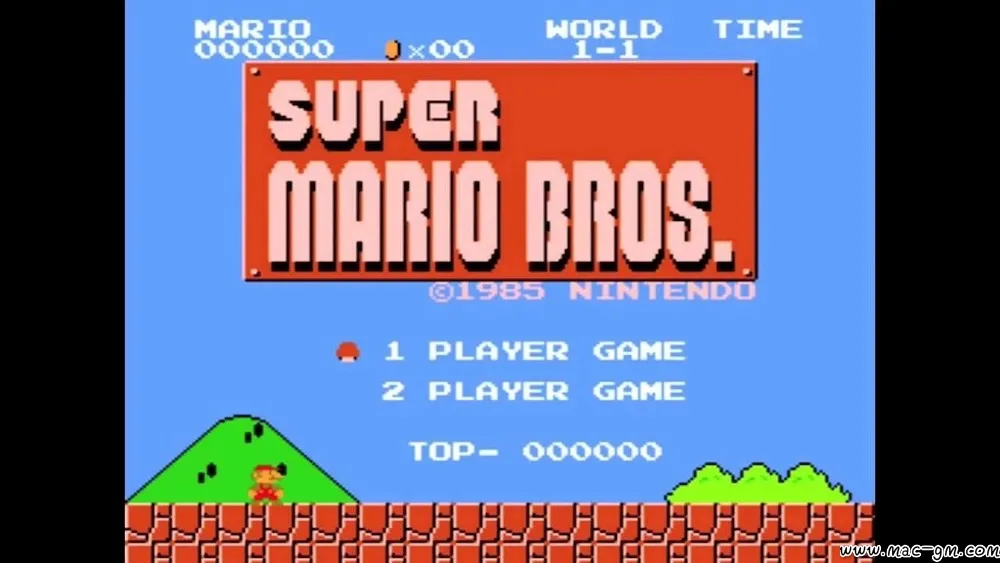 超级马里奥兄弟 Super Mario Bros v1.0 Mac版 For Mac 英文版