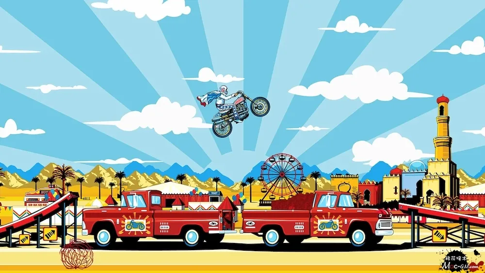 埃维尔的特技摩托 Evel Knievel v1.0.0 Mac版 For Mac 动作 英文版