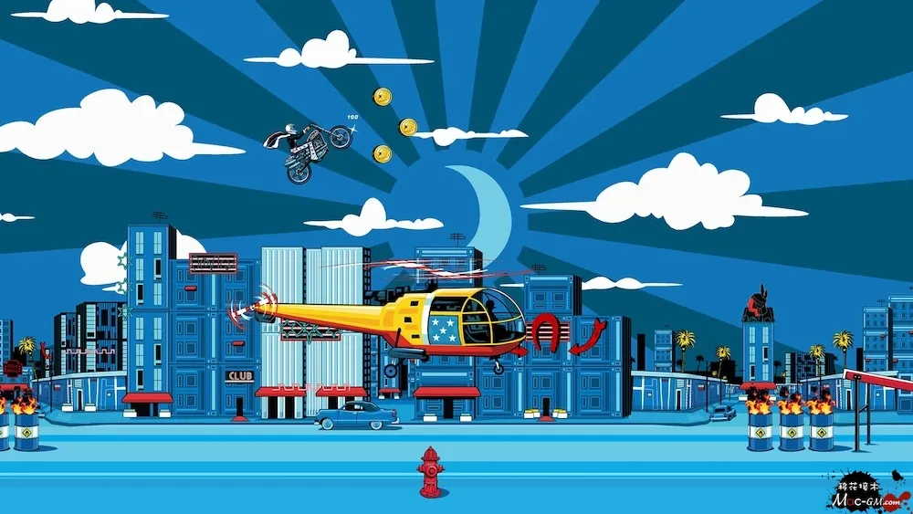 埃维尔的特技摩托 Evel Knievel v1.0.0 Mac版 For Mac 动作 英文版