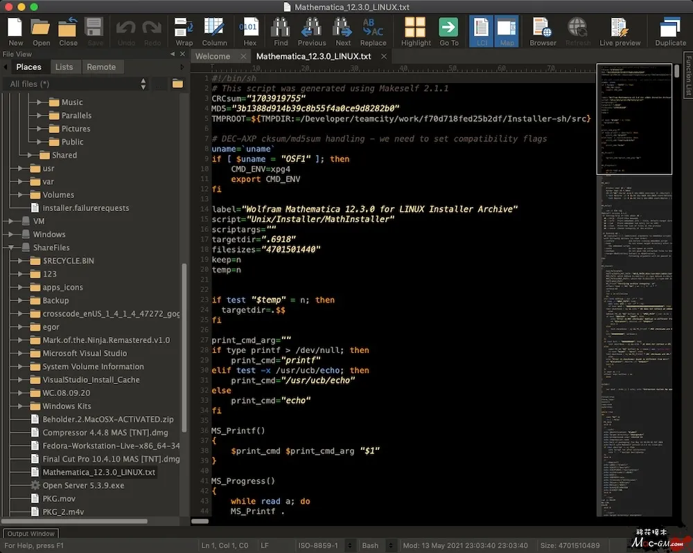 UltraEdit v25.0.0.11 高级文本编辑器 Mac版 For Mac 英文版
