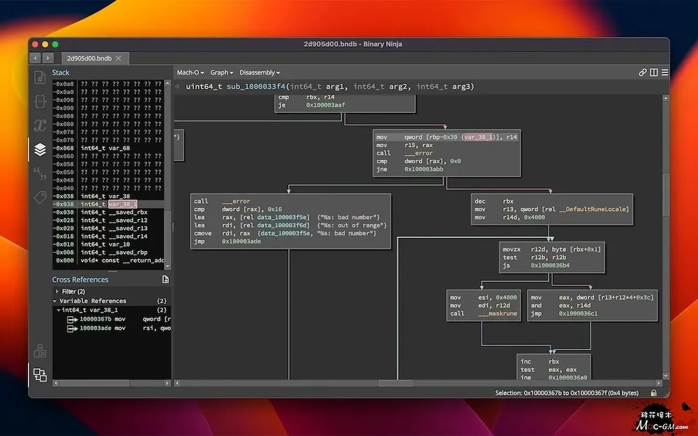 Binary Ninja v6.0.10601-personal Mac版 For Mac 英文版