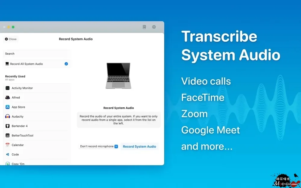 Whisper Transcription v15.4 离线语音转录文字工具 Mac版 For Mac 音频工具 笔记写作 英文版
