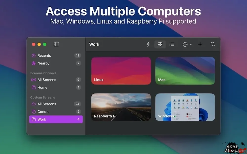 Screens v5.9.2 远程桌面软件 Mac版 For Mac 中文版