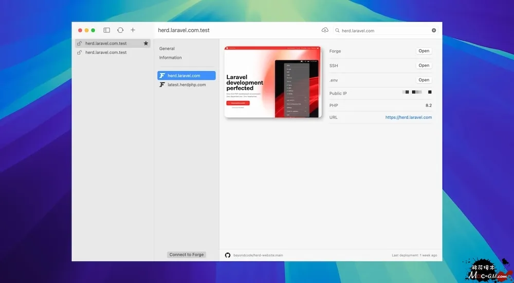 Laravel Herd Pro v1.28.0 速度极快的PHP开发环境 Mac版 For Mac 网络工具 英文版