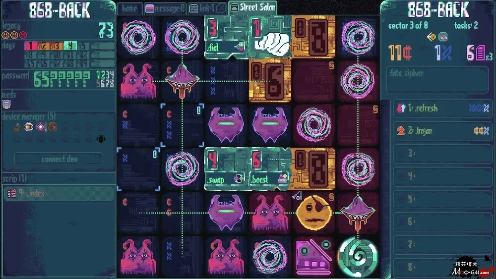 868后退 868-BACK v256 Mac版 For Mac Roguelike 策略 英文版